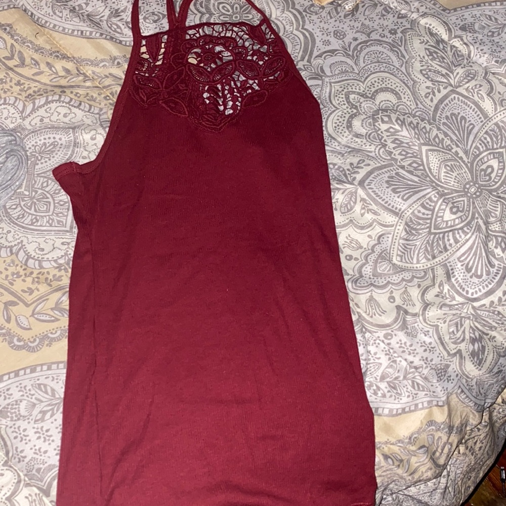 Burgundy cami